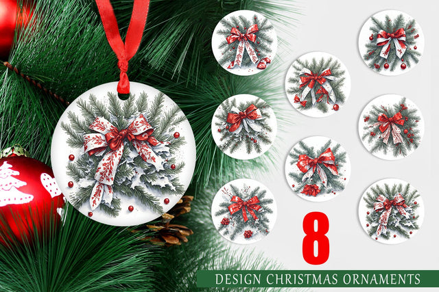 Christmas Ornament Sublimation artnoy 