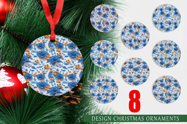 Christmas Ornament Sublimation artnoy 