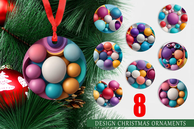 Christmas Ornament Sublimation artnoy 