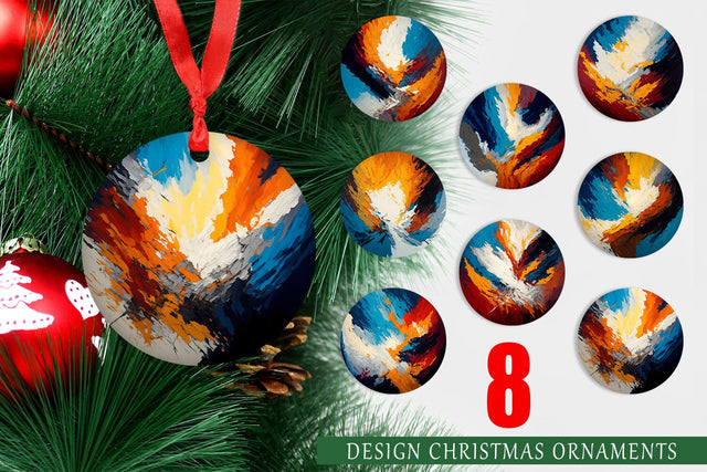 Christmas Ornament Sublimation artnoy 