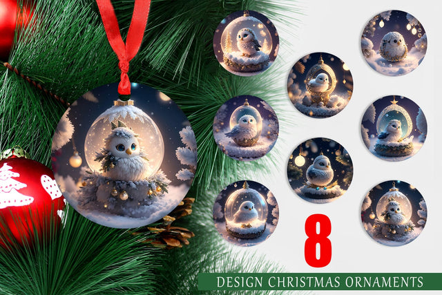 Christmas Ornament Sublimation artnoy 