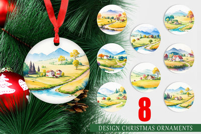 Christmas Ornament Sublimation artnoy 
