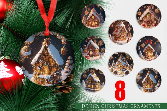 Christmas Ornament Sublimation artnoy 