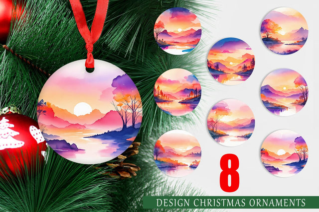 Christmas Ornament Sublimation artnoy 