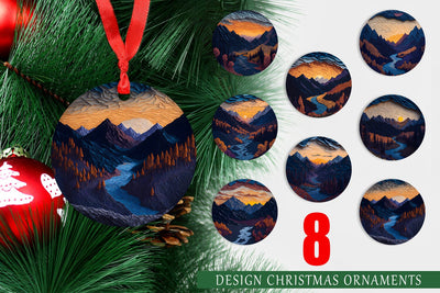 Christmas Ornament Sublimation artnoy 