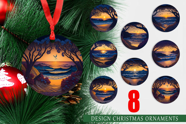 Christmas Ornament Sublimation artnoy 