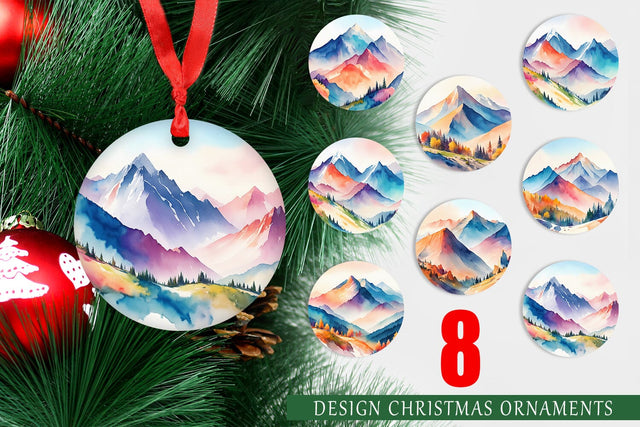 Christmas Ornament Sublimation artnoy 