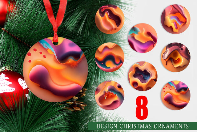 Christmas Ornament Sublimation artnoy 
