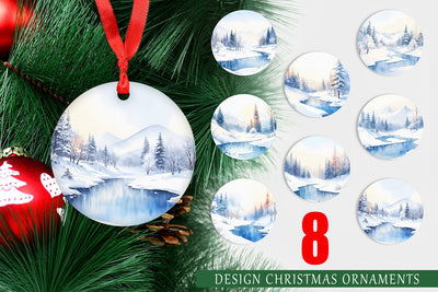 Christmas Ornament Sublimation artnoy 
