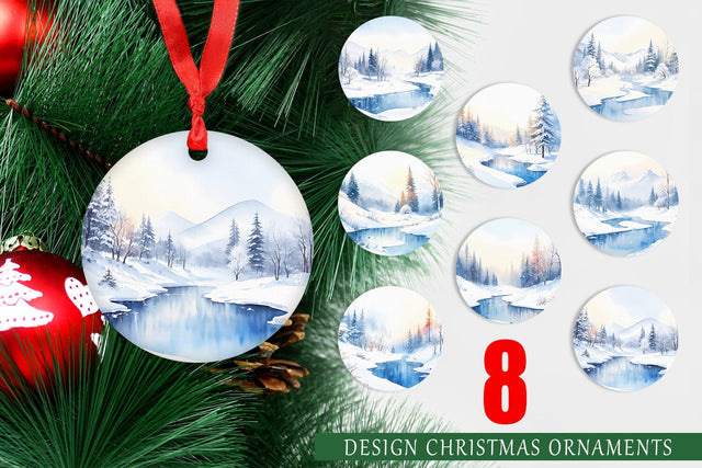 Christmas Ornament Sublimation artnoy 