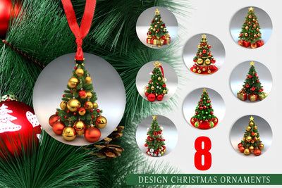 Christmas Ornament Sublimation artnoy 