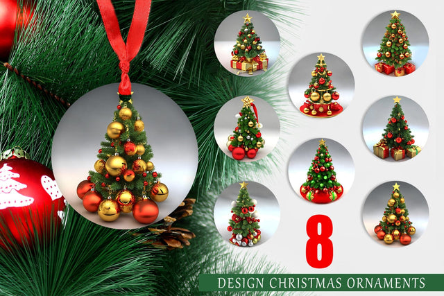 Christmas Ornament Sublimation artnoy 