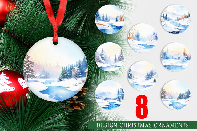 Christmas Ornament Sublimation artnoy 