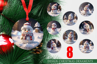 Christmas Ornament Sublimation artnoy 