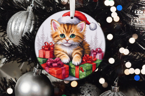 Christmas Ornament Sublimation Bundle - Embroidery Ornament Sublimation OrangeBrushStudio 