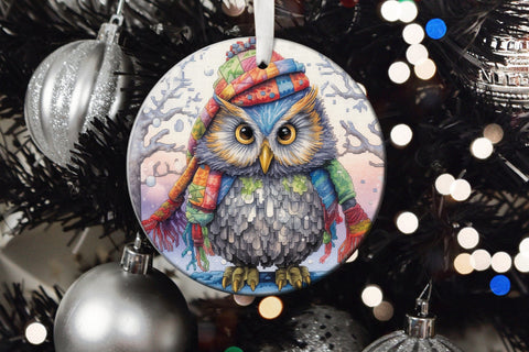 Christmas Ornament Sublimation Bundle - Embroidery Ornament Sublimation OrangeBrushStudio 