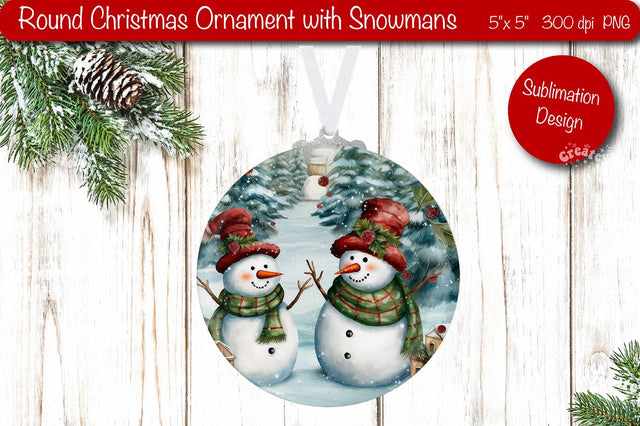Christmas ornament Sublimation PNG Sublimation Createya Design 