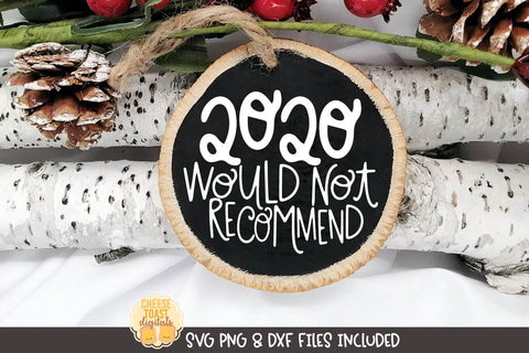 Christmas Ornament SVG | 2020 Would Not Recommend SVG Cheese Toast Digitals 