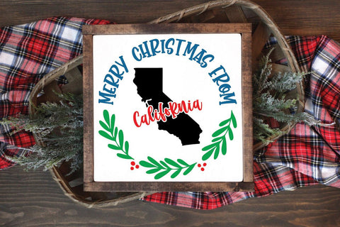 Christmas Ornament SVG - 50 States Christmas SVG Files SVG Old Market 