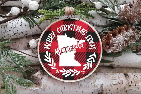 Christmas Ornament SVG - 50 States Christmas SVG Files SVG Old Market 