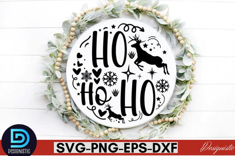 Christmas Ornament SVG Bundle, Christmas Round Sign SVG Bundle SVG DESIGNISTIC 
