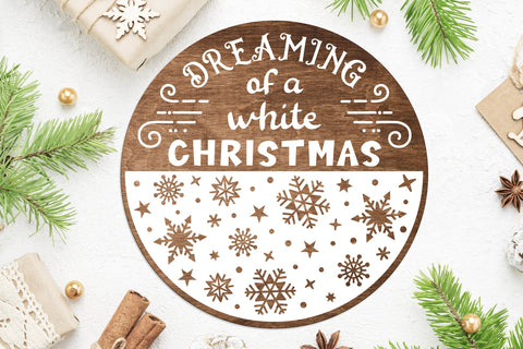 Christmas ornament svg bundle, Christmas round sign svg SVG Digital Rainbow Shop 