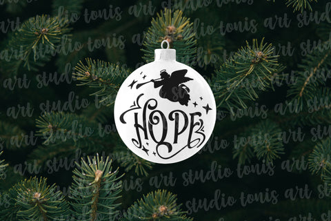 Christmas Ornament SVG Bundle - Round Ornament Svg - Christmas Cut File - Believe Svg - Christmas Scene Svg - Santa Svg - Winter Svg Files SVG TonisArtStudio 