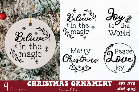 Christmas Ornament SVG Bundle SVG Carla C Designs 