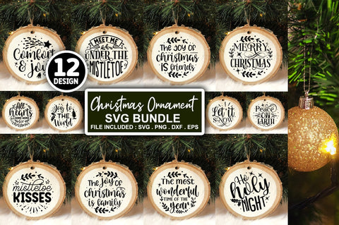 Christmas ornament SVG Bundle SVG Designangry 
