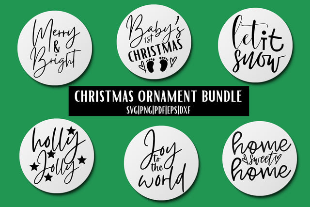 Christmas Ornament SVG Bundle SVG MockupSvgVenue 