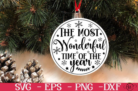 Christmas ornament SVG bundle SVG Svgcraft 