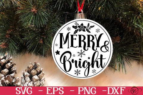 Christmas ornament SVG bundle SVG Svgcraft 
