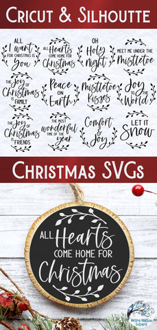 Christmas Ornament SVG Bundle SVG Wispy Willow Designs 