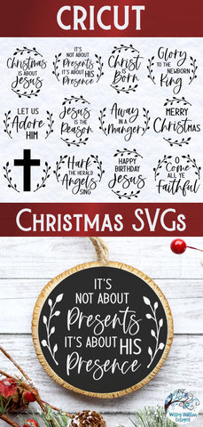 Christmas Ornament SVG Bundle SVG Wispy Willow Designs 