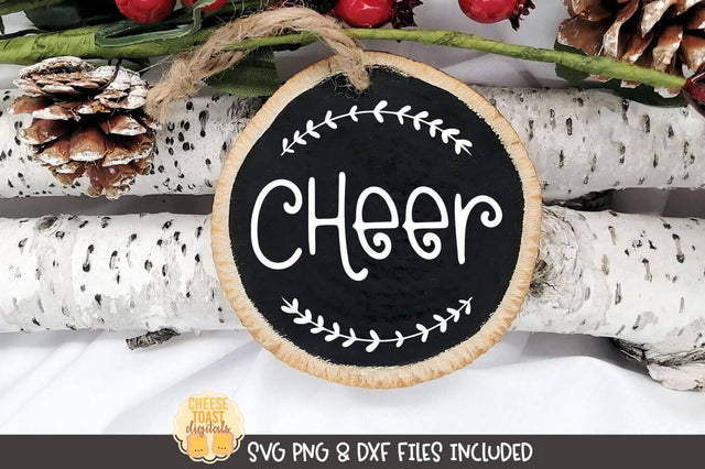 Christmas Ornament SVG | Cheer SVG Cheese Toast Digitals 