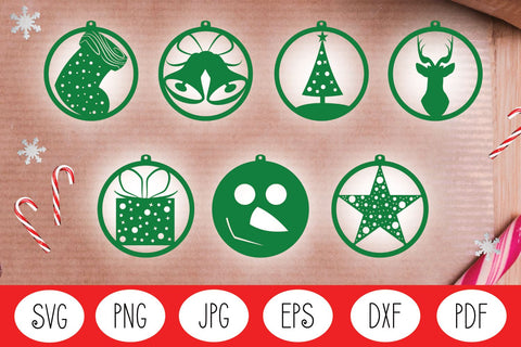 Christmas Ornament SVG | Christmas SVG | Ornament SVG | Star SVG Angel Lynne Designs 