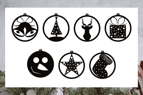 Christmas Ornament SVG | Christmas SVG | Ornament SVG | Star SVG Angel Lynne Designs 