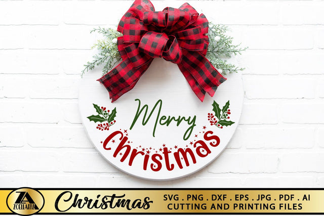 Christmas Ornament SVG Door Sign SVG Merry Christmas SVG SVG zoellartz 