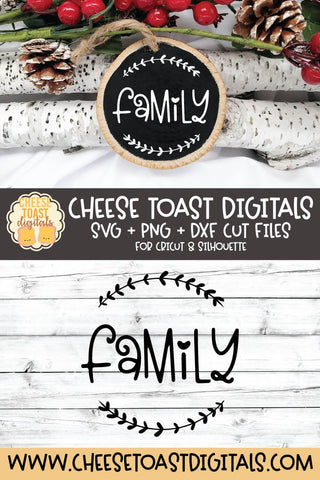 Christmas Ornament SVG | Family SVG Cheese Toast Digitals 