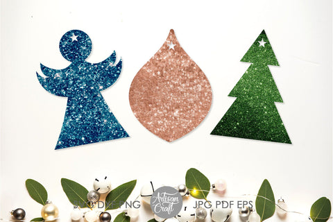 Christmas ornament SVG file, angel ornament, tree SVG Artisan Craft SVG 