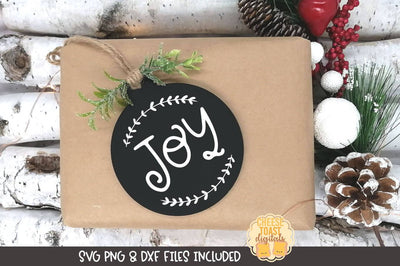 Christmas Ornament SVG | Joy SVG Cheese Toast Digitals 