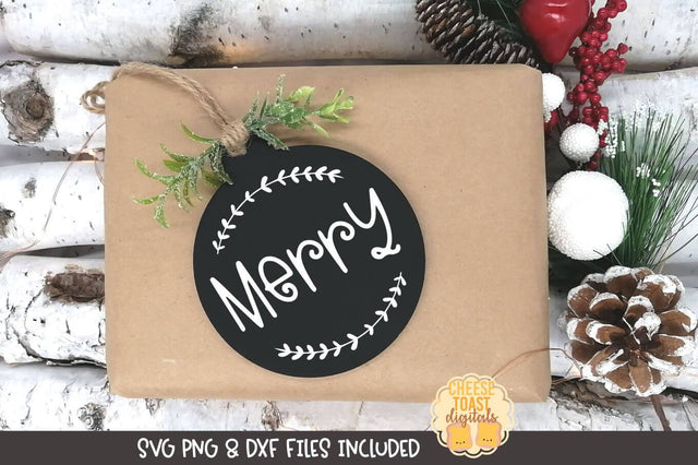 Christmas Ornament SVG | Merry SVG Cheese Toast Digitals 