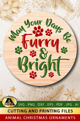 Christmas Ornament SVG PNG EPS DXF Animal Ornaments SVG SVG zoellartz 