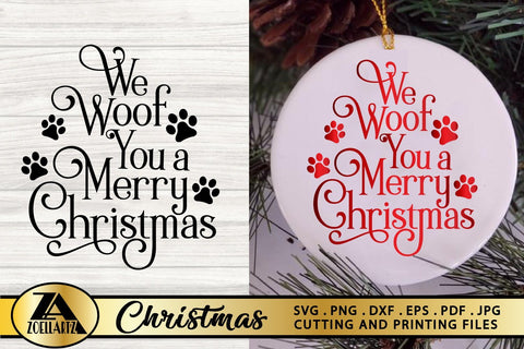 Christmas Ornament SVG PNG EPS DXF Animal Ornaments SVG SVG zoellartz 