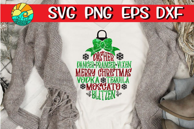 Christmas Ornament - SVG PNG EPS DXF SVG On the Beach Boutique 
