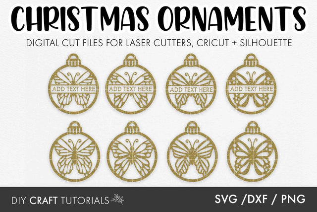 Christmas Ornament SVG SVG DIY Craft Tutorials 
