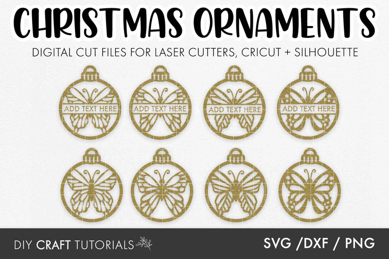 Christmas Ornament SVG SVG DIY Craft Tutorials 