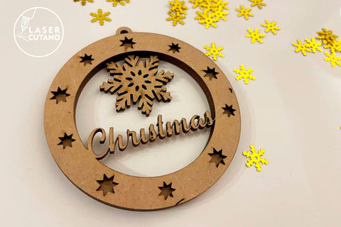 CHRISTMAS ORNAMENTS Baubles Bundle SVG LaserCutano 