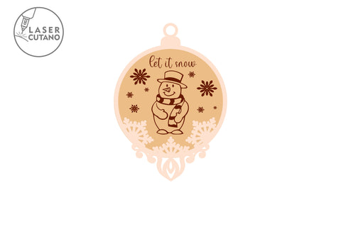 CHRISTMAS ORNAMENTS BUNDLE for Christmas Tree SVG LaserCutano 