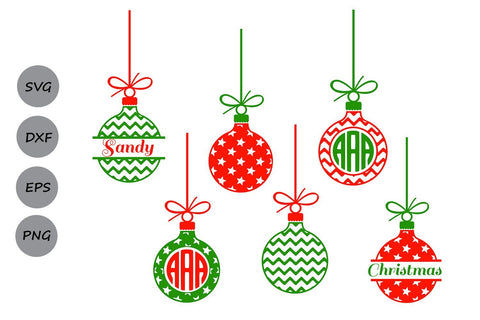 Christmas Ornaments| Christmas SVG Cut Files SVG CosmosFineArt 